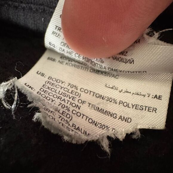Adidas Essential Pull Over Hoodie Classic Chest Logo Size Small Cotton Blend - Picture 6 of 9